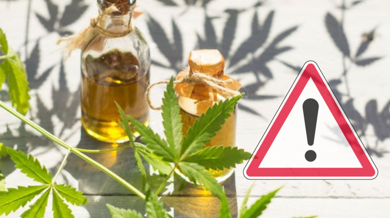 attention danger huile de cbd