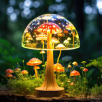 amanite tue avec des lumière féériques