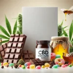 Miel chocolat et bonbon au cbd