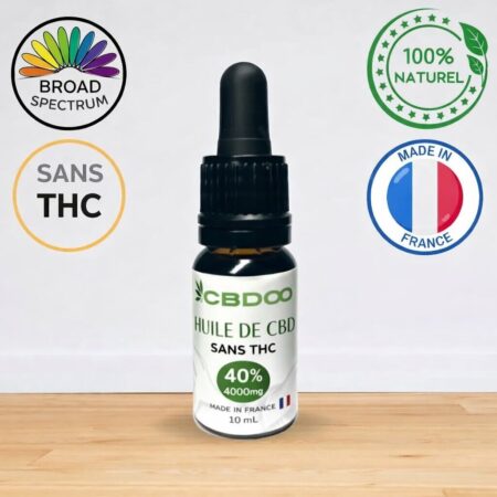 huile 40% sans thc
